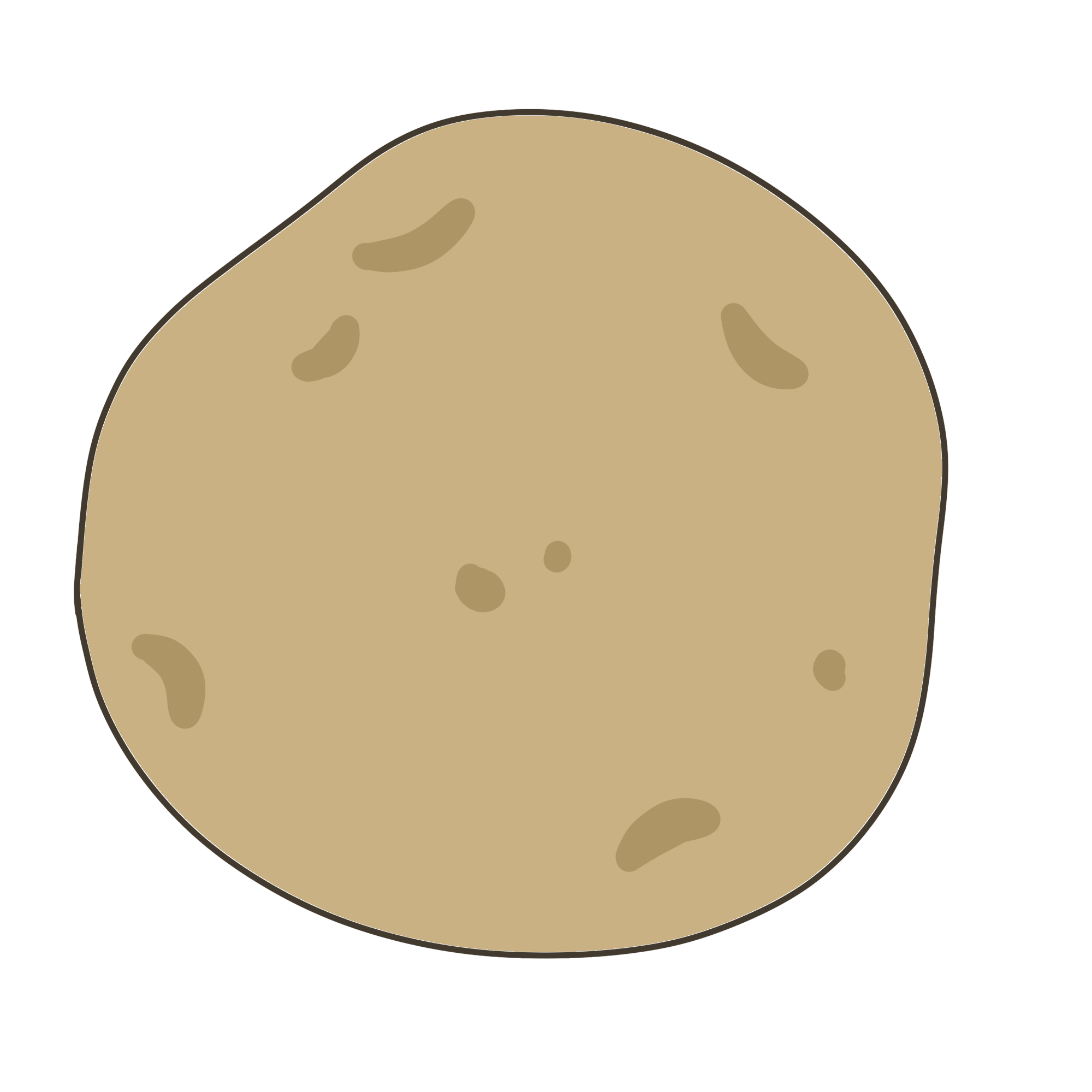 ジャガイモのイラスト｜材料提示や家庭・学習で使える食材素材