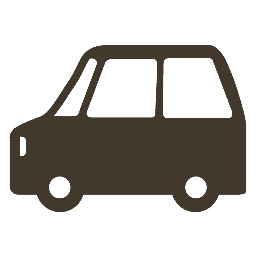 乗り物のシルエットアイコン