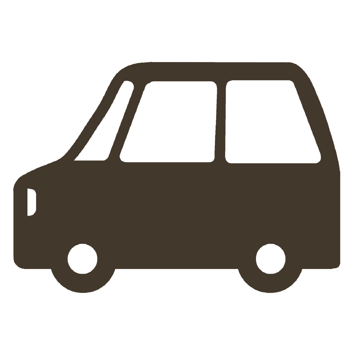 乗り物のシルエットアイコン