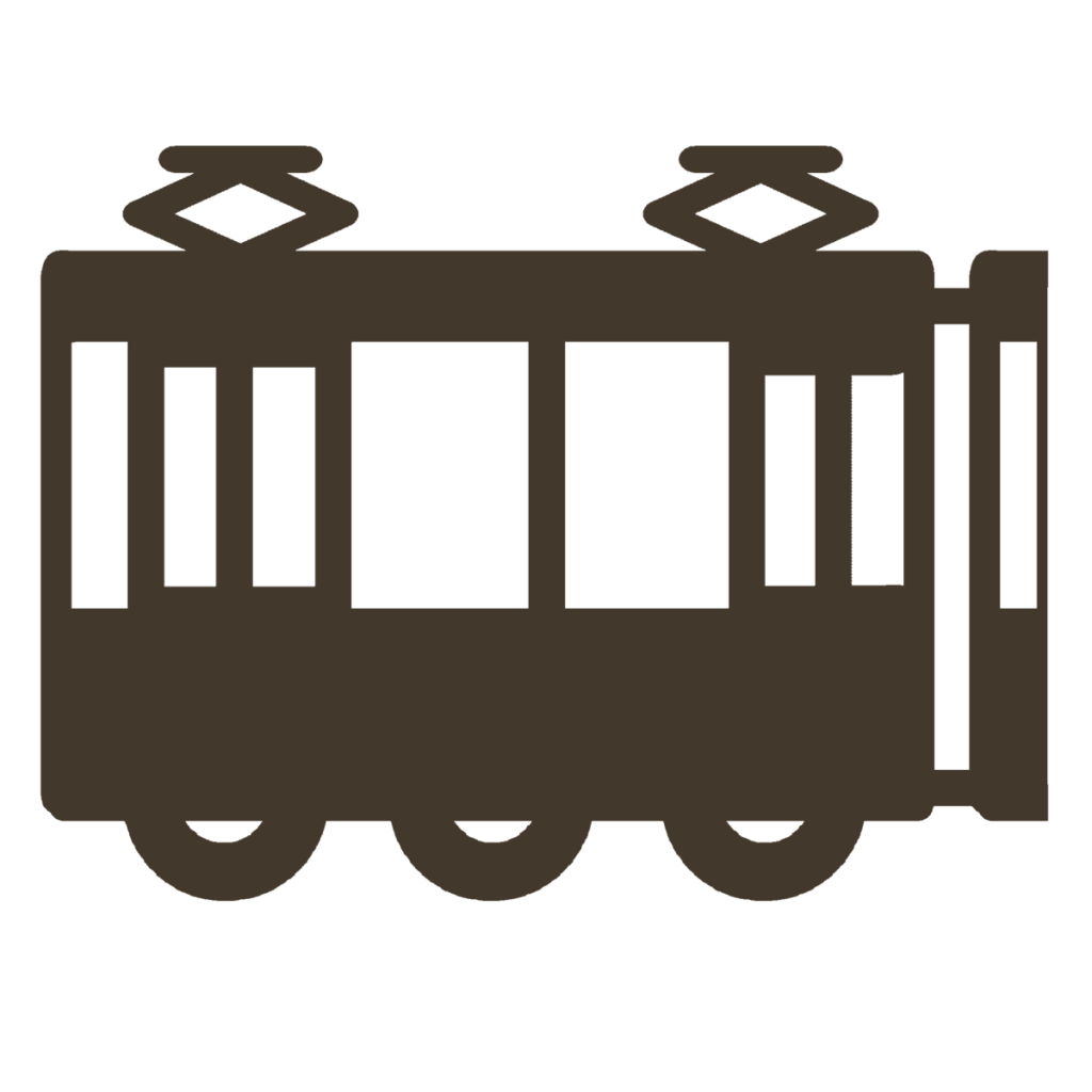 列車のシルエットアイコン