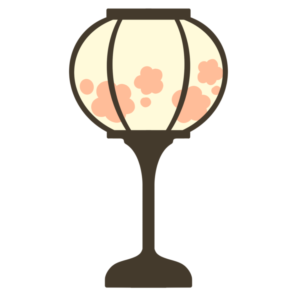 ぼんぼりのイラスト|春の掲示物や行事の教材に使える素材