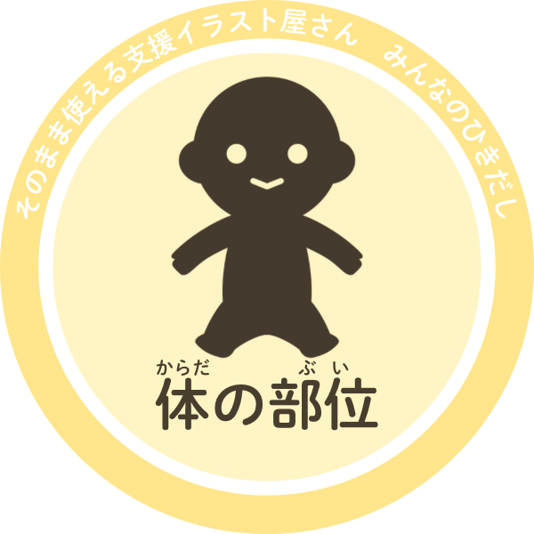 体の部位のイラスト素材｜図解・説明・資料作成に使える無料素材