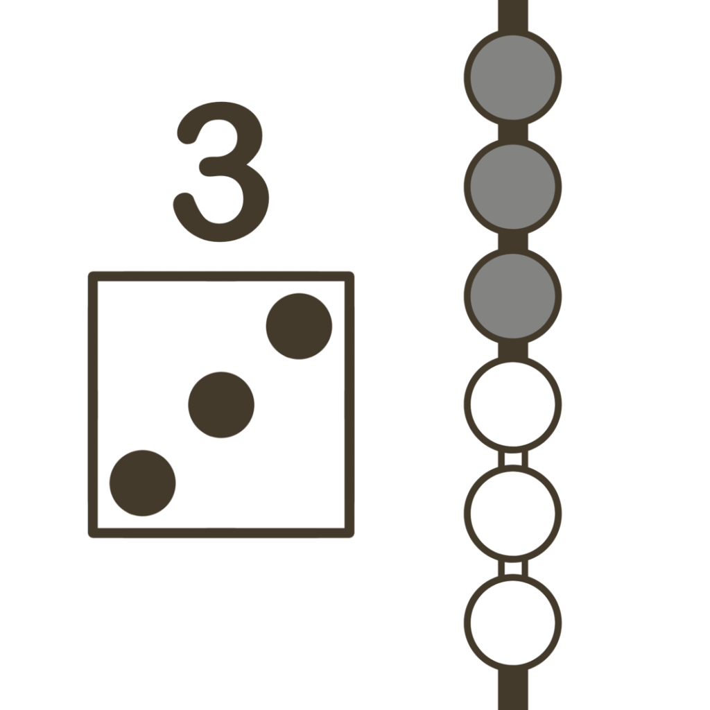 3マス進むのイラスト｜すごろく・ルール遊びに使える素材