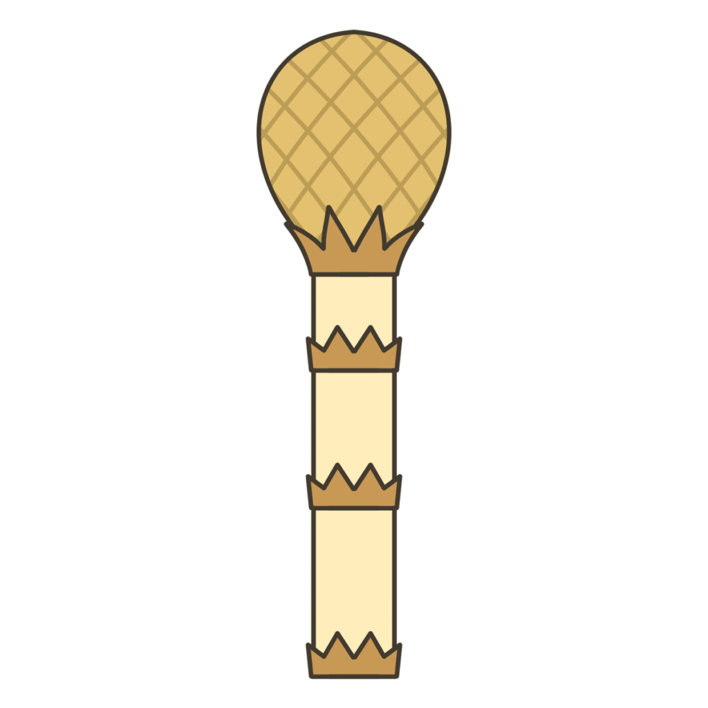 1本のつくしのイラスト｜自然や学習教材・掲示物に使える素材