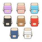 ランドセル（ふたが開いている状態）のイラストのアイキャッチ｜外出準備や持ち物支援に使える素材